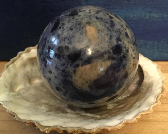 Sodalite Sphere,gemstone Sphere 50mm, Healing Stone, Healing Crystal, Chakra  Stone, Spiritual Stone