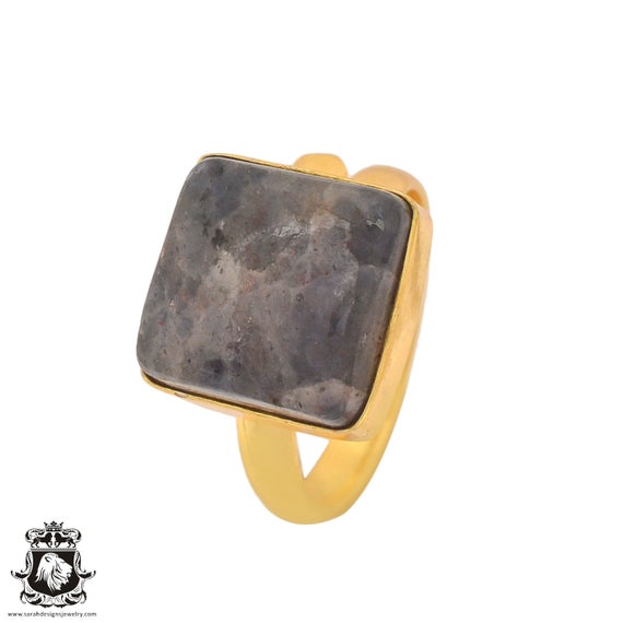 Size 10.5 - Size 12 Sugilite Ring Meditation Ring 24k Gold Ring Gpr1106