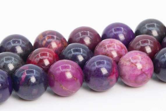 10mm Jasper Beads Sugilite Purple Color Grade Aaa Gemstone Round Loose Beads 15.5" / 7.5" Bulk Lot Options (111073)