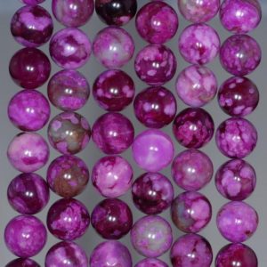 Shop Sugilite Beads! 8mm Sugilite Gemstone Grade AA Purple Pink Round Loose Beads 7.5 inch Half Strand (80002445-797) | Natural genuine round Sugilite beads for beading and jewelry making.  #jewelry #beads #beadedjewelry #diyjewelry #jewelrymaking #beadstore #beading #affiliate #ad