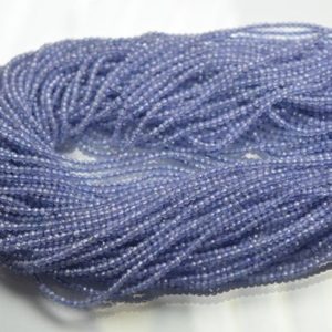 Shop Tanzanite Rondelle Beads! 12.5 Inches strand,Finest Quality,Natural Tanzanite Facetes Rondelle,Size 2.20mm | Natural genuine rondelle Tanzanite beads for beading and jewelry making.  #jewelry #beads #beadedjewelry #diyjewelry #jewelrymaking #beadstore #beading #affiliate #ad