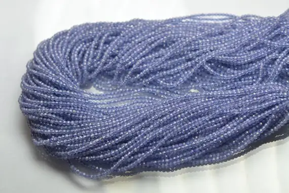 12.5 Inches Strand,finest Quality,natural Tanzanite Facetes Rondelle,size 2.20mm