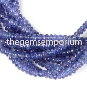 Shop Tanzanite Rondelle Beads! 4-6mm Tanzanite Plain Smooth Rondelle Beads, Tanzanite Plain Beads, Top Quality Tanzanite Beads, Tanzanite smooth Rondelle Beads, | Natural genuine rondelle Tanzanite beads for beading and jewelry making.  #jewelry #beads #beadedjewelry #diyjewelry #jewelrymaking #beadstore #beading #affiliate #ad