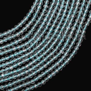 Shop Topaz Faceted Beads! Sky Blue Topaz Faceted Round Beads, Sky Blue Topaz Beads, Sky Blue Topaz Faceted Beads, Sky Blue Topaz Round Shape Beads, Blue Topaz Beads | Natural genuine faceted Topaz beads for beading and jewelry making.  #jewelry #beads #beadedjewelry #diyjewelry #jewelrymaking #beadstore #beading #affiliate #ad