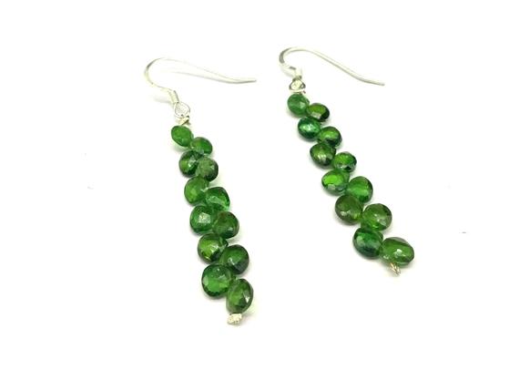 Tourmaline Earrings Heart Green Tourmaline Earring Set Top Color Natural Gemstone Faceted Pear Shape Tourmaline Earring Gemstone For Jewels