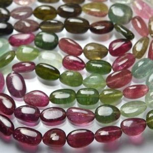 Shop Tourmaline Bead Shapes! 7 Inches Strand,Finest Quality,AAA Quality,Natural Multi Tourmaline Smooth Oval Shaped Beads.Size 10-12mm | Natural genuine other-shape Tourmaline beads for beading and jewelry making.  #jewelry #beads #beadedjewelry #diyjewelry #jewelrymaking #beadstore #beading #affiliate #ad