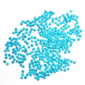 Shop Turquoise Round Beads! AAA+ Turquoise Round Cabochon Lot | Turquoise Gemstone 4mm Loose Round Cabs | Natural Arizona Blue Turquoise Semi Precious Gemstone Cabochon | Natural genuine round Turquoise beads for beading and jewelry making.  #jewelry #beads #beadedjewelry #diyjewelry #jewelrymaking #beadstore #beading #affiliate #ad
