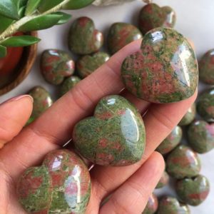 Unakite Heart, Unakite Heart, Polished Unakite, Healing Heart, Unakite Crystal, Unakite Stone, Natural Unakite, Stone of Vision | Natural genuine stones & crystals in various shapes & sizes. Buy raw cut, tumbled, or polished gemstones for making jewelry or crystal healing energy vibration raising reiki stones. #crystals #gemstones #crystalhealing #crystalsandgemstones #energyhealing #affiliate #ad