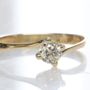 Celtic Engagement Ring-white Sapphire Ring Yellow Gold-promise Ring-bridal Ring-4 Prong Solitaire Ring-white Sapphire Engagement Ring Celtic Engagement Ring-white Sapphire Ring Yellow Gold-promise Ring-bridal Ring-4 Prong Solitaire Ring-white Sapphire Engagement Ring