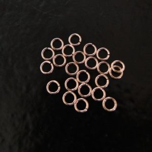 Shop Jump Rings! 100pcs Rose Gold Filled 4mm 22 Gauge Open Jump Rings, Made in USA, RG7 | Shop jewelry making and beading supplies, tools & findings for DIY jewelry making and crafts. #jewelrymaking #diyjewelry #jewelrycrafts #jewelrysupplies #beading #affiliate #ad