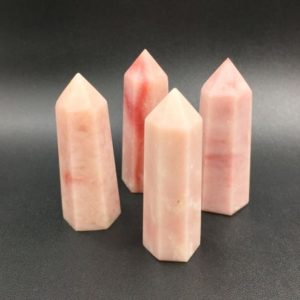 Shop Opal Stones & Crystals! 2.75" Pink Opal Tower Pink Opal Point Stone Opal Crystal Tower Wand Obelisk Standing Point Meditation Healing Reiki Grids | Natural genuine stones & crystals in various shapes & sizes. Buy raw cut, tumbled, or polished gemstones for making jewelry or crystal healing energy vibration raising reiki stones. #crystals #gemstones #crystalhealing #crystalsandgemstones #energyhealing #affiliate #ad