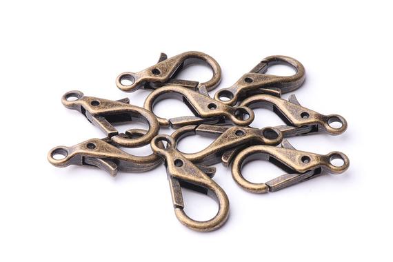 20pcs Lobster Claw Clasp Hook 28*14mm Anti Brass Lobster Clasp Trigger Clasps Jewelry Clasp Bracelet Clasp Lobster Clasp Findings