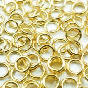 Shop Findings for Jewelry Making! 14K Gold Filled EP Open Jump Ring 3mm,4mm,5mm,6mm,8mm,10mm,12mm Gold Filled Findings For Jewelry Making and Wholesale | Shop jewelry making and beading supplies, tools & findings for DIY jewelry making and crafts. #jewelrymaking #diyjewelry #jewelrycrafts #jewelrysupplies #beading #affiliate #ad