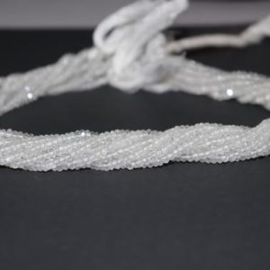 Shop Topaz Rondelle Beads! AAA+ Natural White Topaz Faceted Rondelle Beads   Topaz  Beads   White Topaz  Rondelle beads  Topaz Faceted beads Wholesale Beads | Natural genuine rondelle Topaz beads for beading and jewelry making.  #jewelry #beads #beadedjewelry #diyjewelry #jewelrymaking #beadstore #beading #affiliate #ad
