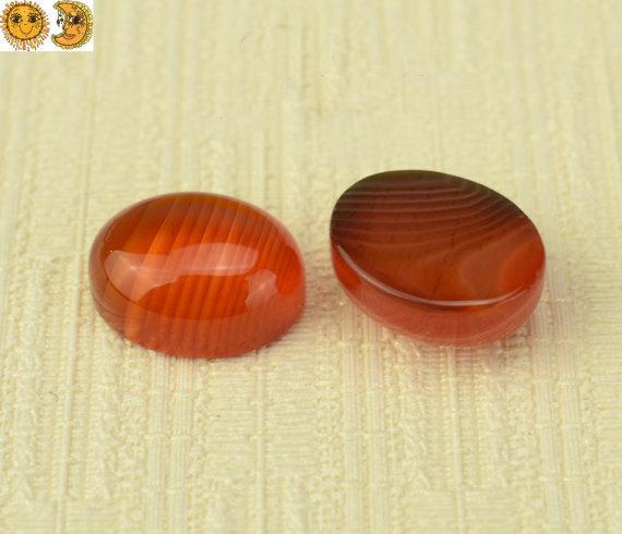 Red Banded Agate,10 Pcs Of Red Banded Agate,striped Agate,sandonyx Agate Oval Cabochon Beads,agate Beads 8x10mm 10x14mm For Choice
