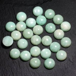 Shop Amazonite Cabochons! 1pc – Cabochon Pierre – Amazonite Rond 10mm – 8741140000094 | Natural genuine stones & crystals in various shapes & sizes. Buy raw cut, tumbled, or polished gemstones for making jewelry or crystal healing energy vibration raising reiki stones. #crystals #gemstones #crystalhealing #crystalsandgemstones #energyhealing #affiliate #ad