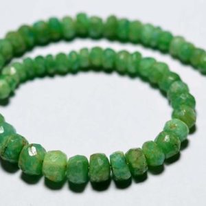 Shop Amazonite Faceted Beads! Natural Amazonite Rondelles 4mm to 6.5mm Faceted Rondelle Beads Gemstone Beads Superb Amazonite Beads – 7 Inches Strand No2091 | Natural genuine faceted Amazonite beads for beading and jewelry making.  #jewelry #beads #beadedjewelry #diyjewelry #jewelrymaking #beadstore #beading #affiliate #ad