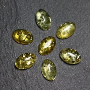 Shop Amber Cabochons! 1pc – Cabochon Natural Amber Oval 12x8mm Light Yellow Honey – 8741140003279 | Natural genuine stones & crystals in various shapes & sizes. Buy raw cut, tumbled, or polished gemstones for making jewelry or crystal healing energy vibration raising reiki stones. #crystals #gemstones #crystalhealing #crystalsandgemstones #energyhealing #affiliate #ad