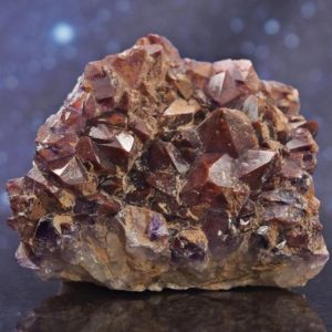 Shop Raw & Rough Amethyst Stones! Thunder Bay Red Cap Amethyst Cluster from Canada | Hematite Inclusions | Sparkly Base | 2.93" | 271.1 grams | Natural genuine stones & crystals in various shapes & sizes. Buy raw cut, tumbled, or polished gemstones for making jewelry or crystal healing energy vibration raising reiki stones. #crystals #gemstones #crystalhealing #crystalsandgemstones #energyhealing #affiliate #ad