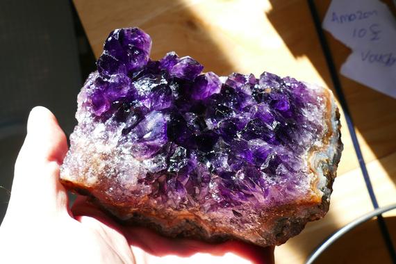 Amethyst Uruguay Crystal Cluster 4.3" Inches 600