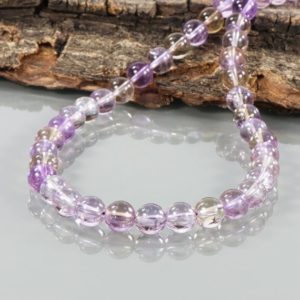 Shop Ametrine Necklaces! Natural High Quality Ametrine Stone Beads Necklace, Ametrine Stone Size 8mm, Smooth Round Gemstone Strand Necklace Ametrine Gemstone Jewelry | Natural genuine Ametrine necklaces. Buy crystal jewelry, handmade handcrafted artisan jewelry for women.  Unique handmade gift ideas. #jewelry #beadednecklaces #beadedjewelry #gift #shopping #handmadejewelry #fashion #style #product #necklaces #affiliate #ad