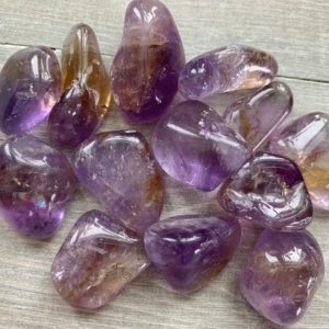 Shop Ametrine Stones & Crystals! Medium Ametrine Tumbled Polished Crystal High Vibration Energy Healing Chakra Clearing Release Balance Soulmate Twin Flame free eBook guide | Natural genuine stones & crystals in various shapes & sizes. Buy raw cut, tumbled, or polished gemstones for making jewelry or crystal healing energy vibration raising reiki stones. #crystals #gemstones #crystalhealing #crystalsandgemstones #energyhealing #affiliate #ad