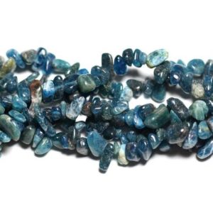 Shop Apatite Chip & Nugget Beads! Fil 89cm 290pc environ – Perles Pierre Apatite Rocailles Chips 5-10mm bleu vert | Natural genuine chip Apatite beads for beading and jewelry making.  #jewelry #beads #beadedjewelry #diyjewelry #jewelrymaking #beadstore #beading #affiliate #ad
