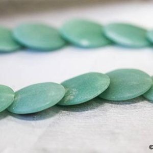 Shop Aventurine Necklaces! L/ Matte Green Aventurine 20mm Lentil Beads 15.5 inches long, Natural Green Gemstone Lentil Beads, For Necklace, DIY Jewelry Making | Natural genuine Aventurine necklaces. Buy crystal jewelry, handmade handcrafted artisan jewelry for women.  Unique handmade gift ideas. #jewelry #beadednecklaces #beadedjewelry #gift #shopping #handmadejewelry #fashion #style #product #necklaces #affiliate #ad