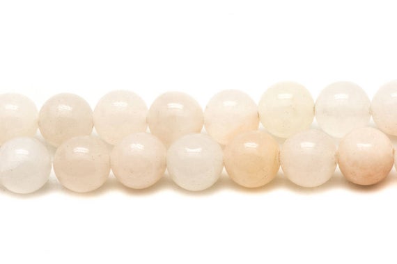 Fil 39cm 60pc Env - Perles De Pierre - Aventurine Rose Boules 6mm