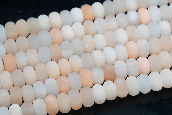 Natural Matte Multicolor Aventurine Loose Beads Rondelle Shape 10x6mm