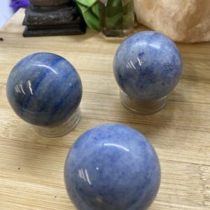 Shop Aventurine Shapes! Blue Aventurine 40mm Sphere crystal ball  orb geode Shelf 8 | Natural genuine stones & crystals in various shapes & sizes. Buy raw cut, tumbled, or polished gemstones for making jewelry or crystal healing energy vibration raising reiki stones. #crystals #gemstones #crystalhealing #crystalsandgemstones #energyhealing #affiliate #ad