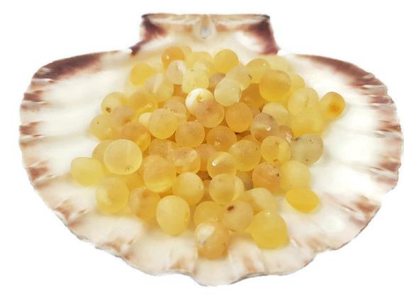 Baltic Amber Beads / Amber Beads / Raw Amber Beads / Honey Amber Beads / Amber Beads For Jewelry / Unpolished Amber 7 - 9 Mm / Jewelry Beads