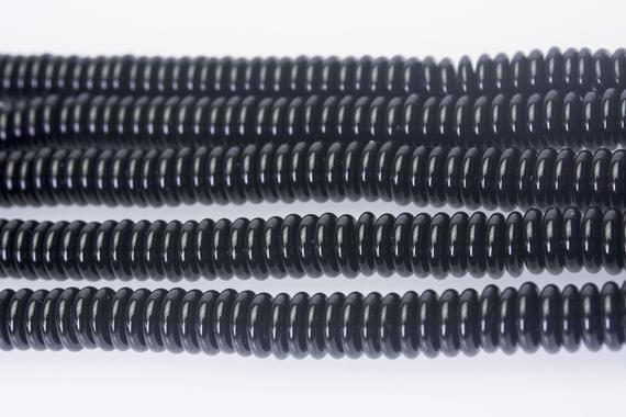 Black Onyx Rondelle Beads - Black Gemstone Beads - Jewelry Making Spacers - Thin Slab Spacer Beads - Jewelry Supplies -  15 Inch