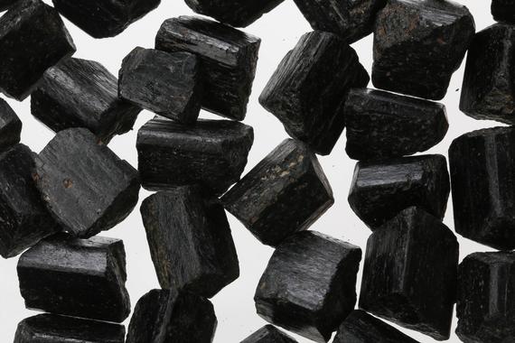 Raw Black Tourmaline Pieces, Rough Black Tourmaline Crystal, Raw Crystal Bar, Bulk Raw Gemstone, Lbtourmaline001