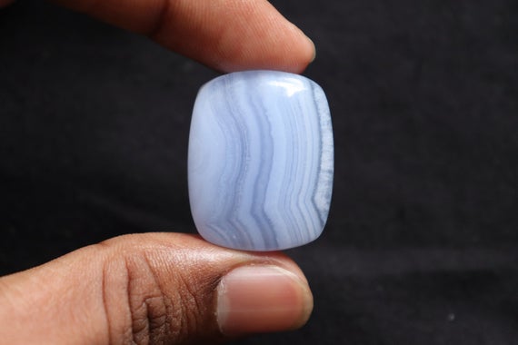 Blue Lace Agate Cabochons Gemstone - Healing Crystal - Blue Lace Agate Cabochon - Throat Chakra - Healing Crystal Gemstone- Reiki- Chakra