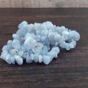 Blue Lace Agate Gemstone Beads, Crystal Chips Bag of 50 Pieces, Full Strand, Reiki Infused A Extra Grade Blue Lace Bead Chips | Natural genuine beads Array beads for beading and jewelry making.  #jewelry #beads #beadedjewelry #diyjewelry #jewelrymaking #beadstore #beading #affiliate #ad