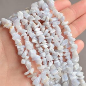 Shop Blue Lace Agate Chip & Nugget Beads! Blue lace agate chips beads, blue lace agate beads wholesale, long full strand blue lace agate for jewelry | Natural genuine chip Blue Lace Agate beads for beading and jewelry making.  #jewelry #beads #beadedjewelry #diyjewelry #jewelrymaking #beadstore #beading #affiliate #ad