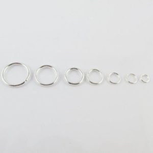 Shop Jump Rings! Bulk Silver Plate Jump Rings Open Jumprings Findings Craft Select size | Shop jewelry making and beading supplies, tools & findings for DIY jewelry making and crafts. #jewelrymaking #diyjewelry #jewelrycrafts #jewelrysupplies #beading #affiliate #ad