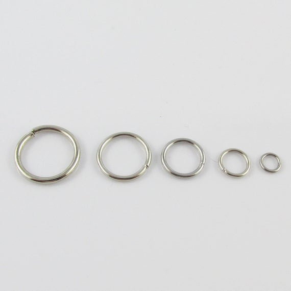 Bulk Silver Tone Jump Rings Open Jumprings Findings Craft Select Size
