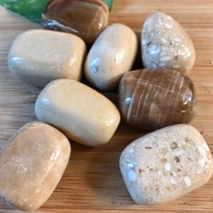 Shop Calcite Stones & Crystals! Tumbled Coffee Calcite Stones Set with Gift Bag and Note | Natural genuine stones & crystals in various shapes & sizes. Buy raw cut, tumbled, or polished gemstones for making jewelry or crystal healing energy vibration raising reiki stones. #crystals #gemstones #crystalhealing #crystalsandgemstones #energyhealing #affiliate #ad