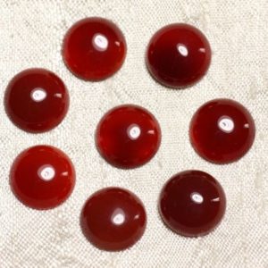 Shop Carnelian Round Beads! 1pc – Cabochon Pierre – Cornaline Rond 14mm orange rouge – 4558550084330 | Natural genuine round Carnelian beads for beading and jewelry making.  #jewelry #beads #beadedjewelry #diyjewelry #jewelrymaking #beadstore #beading #affiliate #ad