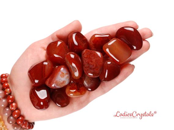 Dark Carnelian Tumbled Stone, Dark Carnelian, Tumbled Stones, Carnelian, Stones, Rocks, Gemstones, Gifts, Crystals, Zodiac, Healing Crystals