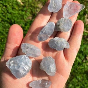 Raw Celestite Crystal (mini – .25" – 1.5") – blue celestite geode – celestite cluster – healing crystals and stones – celestite crystal | Natural genuine stones & crystals in various shapes & sizes. Buy raw cut, tumbled, or polished gemstones for making jewelry or crystal healing energy vibration raising reiki stones. #crystals #gemstones #crystalhealing #crystalsandgemstones #energyhealing #affiliate #ad