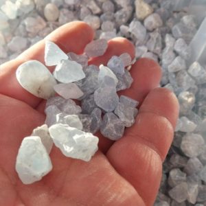 Small Celestite Rough Crystal U11 | Natural genuine stones & crystals in various shapes & sizes. Buy raw cut, tumbled, or polished gemstones for making jewelry or crystal healing energy vibration raising reiki stones. #crystals #gemstones #crystalhealing #crystalsandgemstones #energyhealing #affiliate #ad