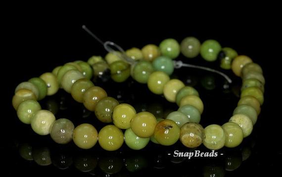 8mm Chrysoprase Gemstone Green Round 8mm Loose Beads 16 Inch Full Strand (90188739-83)