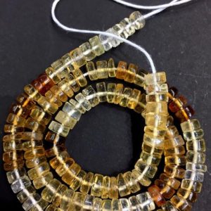 AAA QUALITY–Wholesale Price-Natural Citrine Smooth Tyre Shape Beads Citrine Tyre Beads Jewelry Making Citrine Tyre Gemstone Beads Latest | Natural genuine rondelle Citrine beads for beading and jewelry making.  #jewelry #beads #beadedjewelry #diyjewelry #jewelrymaking #beadstore #beading #affiliate #ad