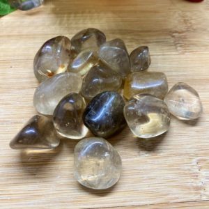 Shop Tumbled Citrine Crystals & Pocket Stones! Premium Tumbled Untreated Citrine Stones Set with Gift Bag | Natural genuine stones & crystals in various shapes & sizes. Buy raw cut, tumbled, or polished gemstones for making jewelry or crystal healing energy vibration raising reiki stones. #crystals #gemstones #crystalhealing #crystalsandgemstones #energyhealing #affiliate #ad