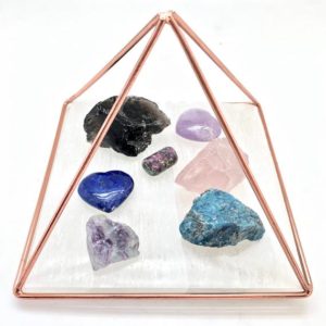Shop Crystal Healing! Copper Pyramid – Copper Charging Pyramid – Charge Your Healing Crystals and Stones – Square Selenite Plate – Selenite Charging Plate | Shop jewelry making and beading supplies, tools & findings for DIY jewelry making and crafts. #jewelrymaking #diyjewelry #jewelrycrafts #jewelrysupplies #beading #affiliate #ad
