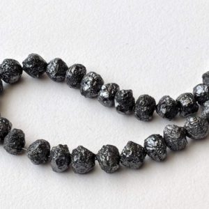 Shop Diamond Necklaces! 5-7mm Black Raw Diamond Beads, Black Diamond Rondelles, Diamond Beads, Black Diamond Rondelle For Necklace (4IN To 16IN Options)- PPD175 | Natural genuine Diamond necklaces. Buy crystal jewelry, handmade handcrafted artisan jewelry for women.  Unique handmade gift ideas. #jewelry #beadednecklaces #beadedjewelry #gift #shopping #handmadejewelry #fashion #style #product #necklaces #affiliate #ad