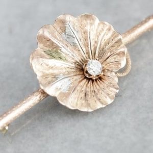 Diamond Stick Pin, Lily Pad Brooch, Mix Metal Brooch, Anniversary Gift TWVHWFP6 | Natural genuine stones & crystals in various shapes & sizes. Buy raw cut, tumbled, or polished gemstones for making jewelry or crystal healing energy vibration raising reiki stones. #crystals #gemstones #crystalhealing #crystalsandgemstones #energyhealing #affiliate #ad